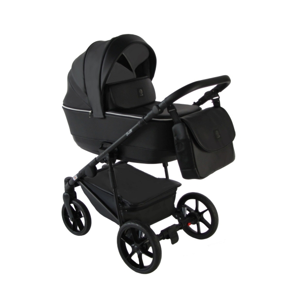 Детская коляска Sevillababy Tisso 2 в 1 черный экокожа