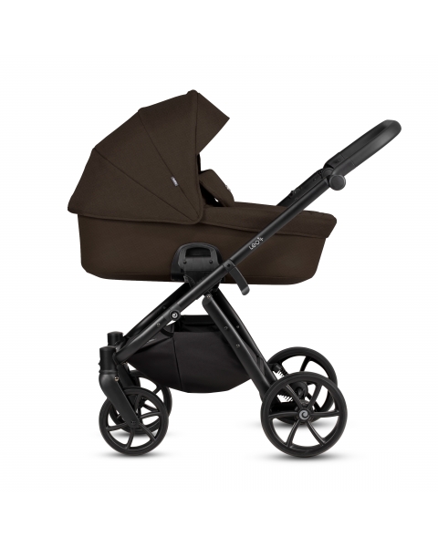 Детская коляска Tutis Leo 3 Plus 3 в 1 с автокреслом Elo Lux EduSky Black 1582203 Brown