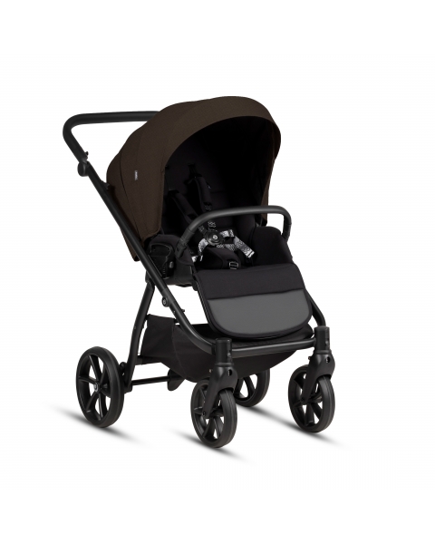 Детская коляска Tutis Leo 3 Plus 3 в 1 с автокреслом Elo Lux EduSky Black 1582203 Brown