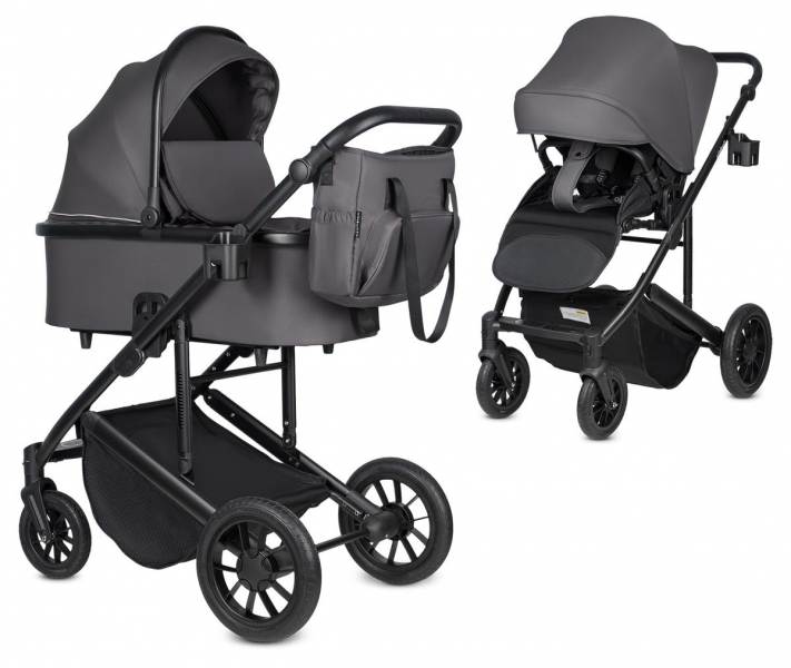 Детская коляска Farfello Solo Duo Comfort 2 в 1 Graphite/графитовый SOLO- 2