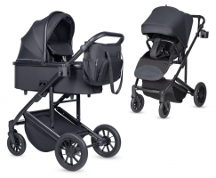 Детская коляска Farfello Solo Duo Comfort 2 в 1 Black/черный SOLO-3