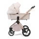 Коляска детская Peppy Monaco Plus 2 в 1 Beige (бежевый) рама беж, шлифованный алюминий