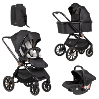 Детская коляска Farfello Belleza 3 в 1 2025 черный