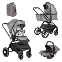 Детская коляска Farfello Belleza 3 в 1 2025 серый