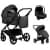 Коляска 3 в 1 Tutis Leo Plus, Black (020)