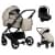 Коляска 3 в 1 Tutis Leo Plus, Warm Grey (068)