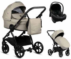 Коляска 3 в 1 Tutis Leo Plus, Warm Grey (068)