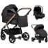 Детская коляска Tutis Leo Plus 3 в 1 201 Black