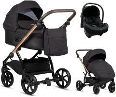 Детская коляска Tutis Leo Plus 3 в 1 201 Black