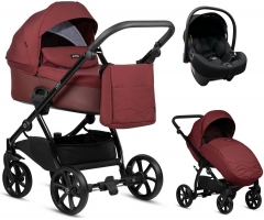 Детская коляска Tutis Leo Plus 3 в 1 220 Burgundy