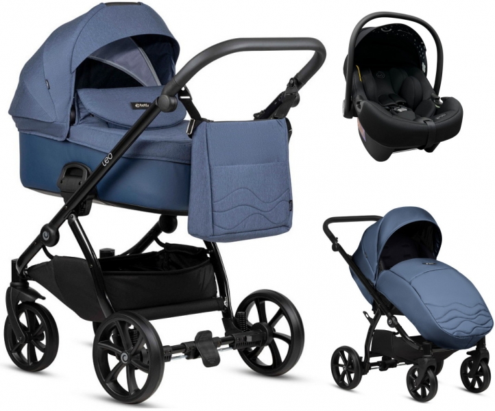 Коляска 3 в 1 Tutis Leo Plus, Indigo (286)