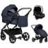 Коляска 3 в 1 Tutis Leo Plus, Deep Blue (288)