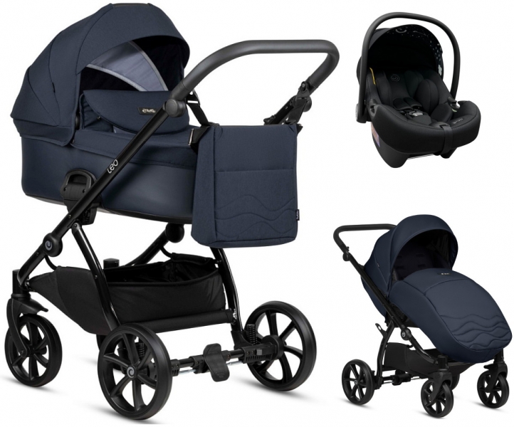 Коляска 3 в 1 Tutis Leo Plus, Deep Blue (288)