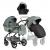 Детская коляска Tutis Viva 6 Plus Essential 3 в 1 с автокреслом Elo Lux EduSky Black 1612039 Sage