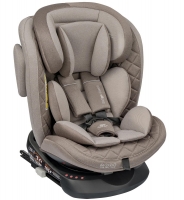 Автокресло Indigo Smart Isofix бежевый-коричневый