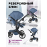 Коляска 2 в 1 трансформер Aimile Original New Black Темно-синий / Navy Blue NDB-2