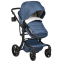 Коляска 2 в 1 трансформер Aimile Original New Black Темно-синий / Navy Blue NDB-2