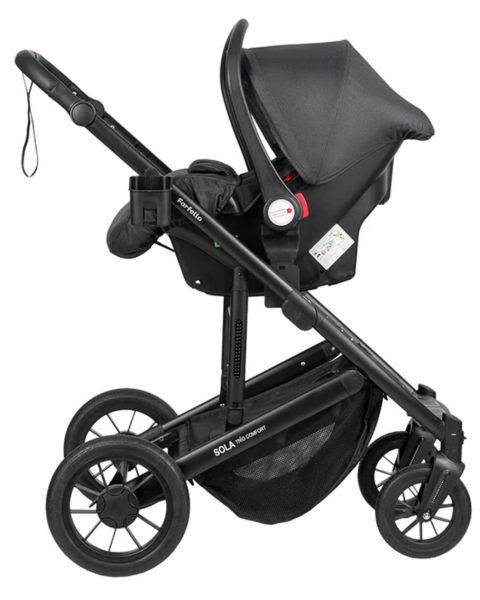 Коляска 3 в 1 Farfello Sola Trio Comfort Light black/Светлый черный SOLA-10