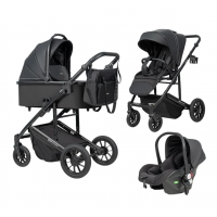 Коляска 3 в 1 Farfello Sola Trio Comfort Черный оникс SOLA-6