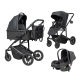Коляска 3 в 1 Farfello Sola Trio Comfort Черный оникс SOLA-6
