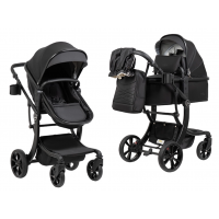 Коляска трансформер Aimile Adventurer ткань Черный ADV-11