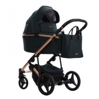 Детская коляска Bebetto Loren Stella 2 в 1 02 т.зеленый