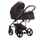 Детская коляска Bebetto Magnum Light Pro 2 в 1 09 коричневая кожа бежевая рама