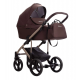 Детская коляска Bebetto Magnum Light 2 в 1 20 коричневый, бежевая рама