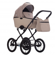 Детская коляска 2 в 1 MORENO SL NEW 02 бежевый+св.бежевая кожа