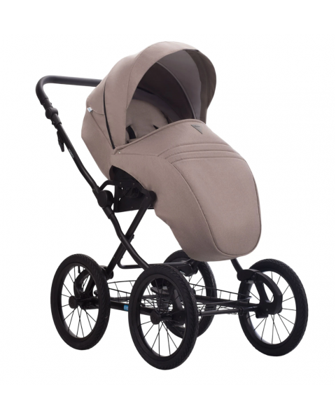 Детская коляска 2 в 1 MORENO SL NEW 02 бежевый+св.бежевая кожа