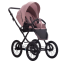 Детская коляска 2 в 1 MORENO SL NEW 04 св.розовый+т.пудра кожа