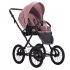 Детская коляска 2 в 1 MORENO SL NEW 04 св.розовый+т.пудра кожа