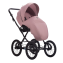 Детская коляска 2 в 1 MORENO SL NEW 04 св.розовый+т.пудра кожа