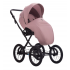 Детская коляска 2 в 1 MORENO SL NEW 04 св.розовый+т.пудра кожа