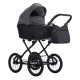 Детская коляска 2 в 1 MORENO SL NEW 05 черный+черная кожа