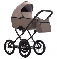 Детская коляска 2 в 1 MORENO SL NEW 06 бежевый+т.бежевая кожа