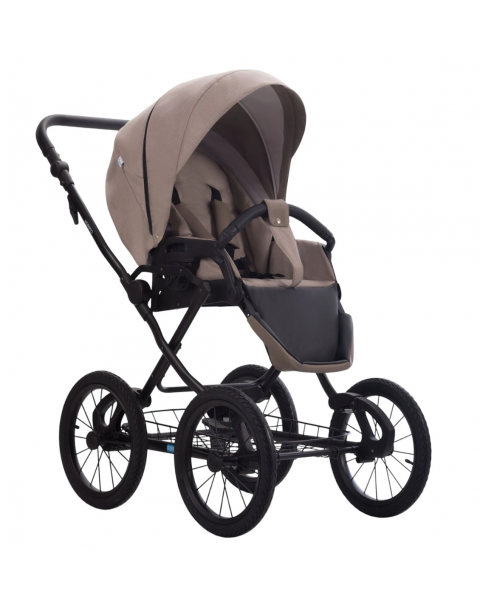 Детская коляска 2 в 1 MORENO SL NEW 06 бежевый+т.бежевая кожа