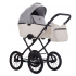Детская коляска 2 в 1 MORENO SL NEW 07 св.серый+белая кожа
