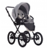 Детская коляска 2 в 1 MORENO SL NEW 07 св.серый+белая кожа