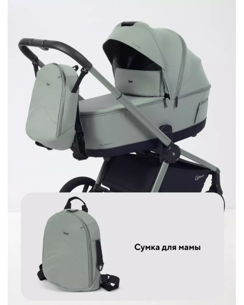 Коляска 2 в 1 Rant Flex Soft Therm Forest green 2025