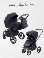 Коляска 2 в 1 Rant Flex Soft Therm Midnight black 2025