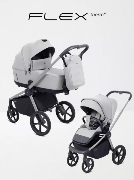 Коляска 2 в 1 Rant Flex Soft Therm Stone grey 2025