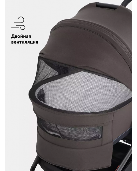 Коляска 2 в 1 Rant Flex Soft Therm Shine brown 2025