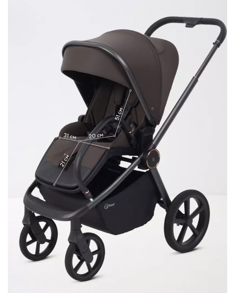 Коляска 2 в 1 Rant Flex Soft Therm Shine brown 2025