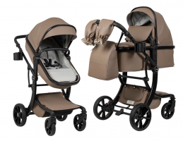 Коляска трансформер Aimile Adventurer экокожа ореховый ADV-14 2026