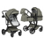 Коляска трансформер Aimile Adventurer экокожа хаки ADV-15 2026