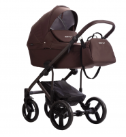 Детская коляска Bebetto Magnum Light 2 в 1 20 коричневый, коричневая рама