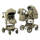 Коляска трансформер Farfello Aimile Adventurer ткань Оливковый/Olive ADV-19