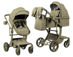Коляска трансформер Farfello Aimile Adventurer ткань Оливковый/Olive ADV-19