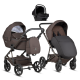 Детская коляска Tutis Viva 6 Plus Essential 3 в 1 с автокреслом Elo Lux EduSky Black 1612073 Dark Truffle
